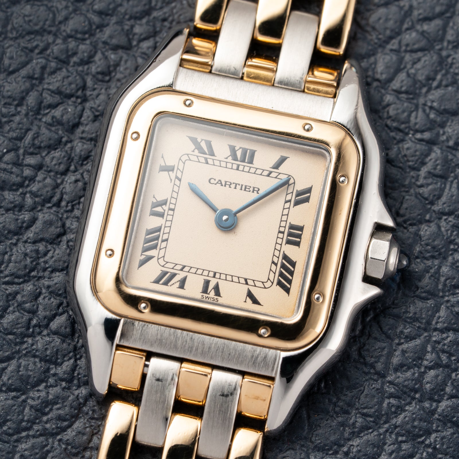 Cartier Panthère Lady Gold Steel 3 Row 18K/Steel PM Ref. 166921