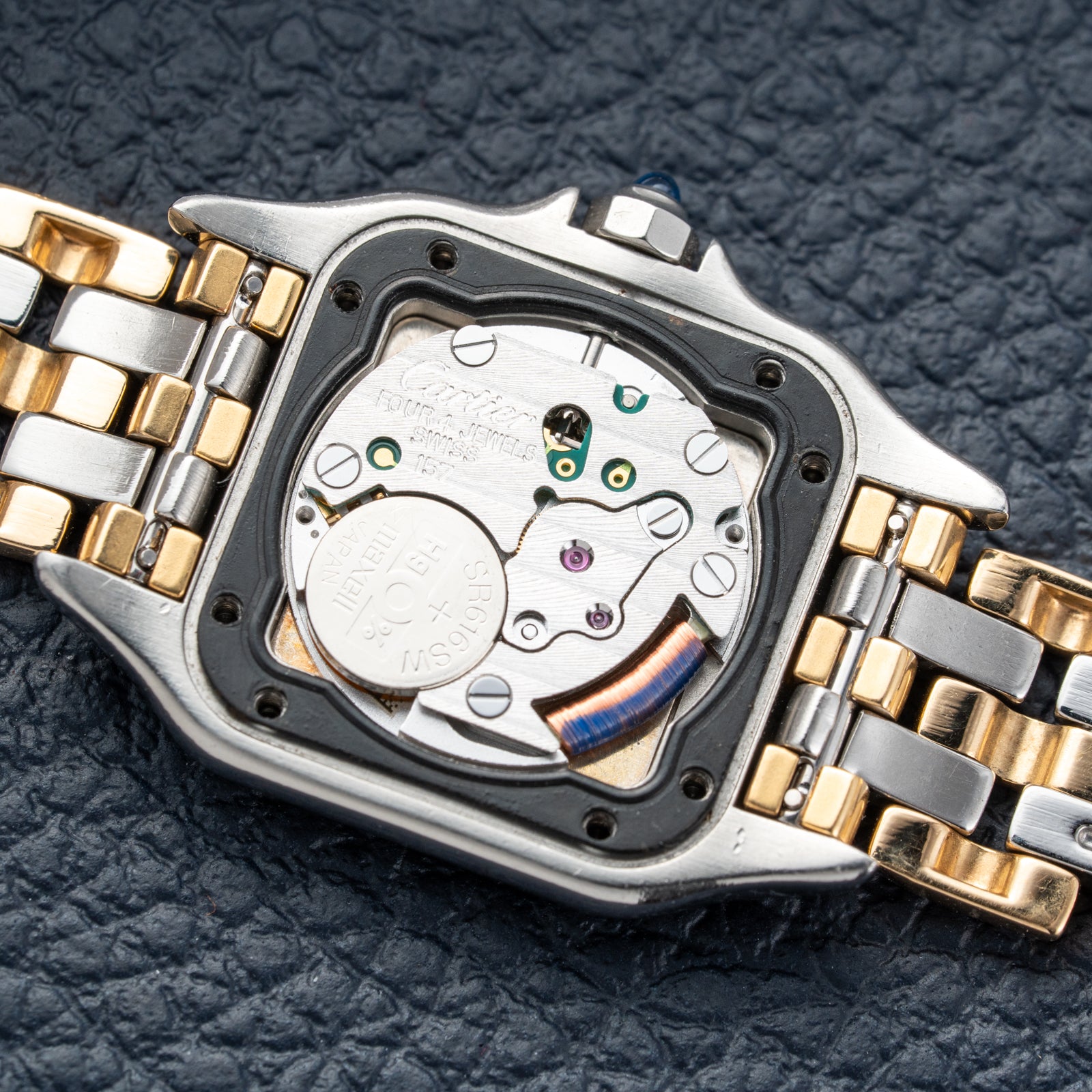 Cartier Panthère Lady Gold Steel 3 Row 18K/Steel PM Ref. 166921