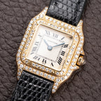 Cartier Panthère Factory Diamond Pavé 18K Yellow Gold PM w/ Cartier Service 2026 Ref. 8057929