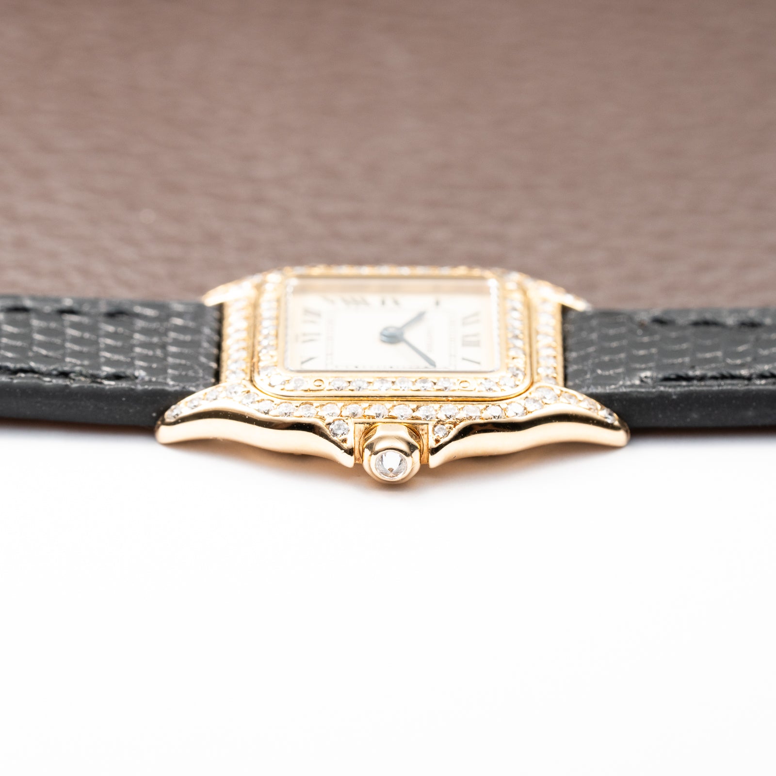 Cartier Panthère Factory Diamond Pavé 18K Yellow Gold PM w/ Cartier Service 2026 Ref. 8057929