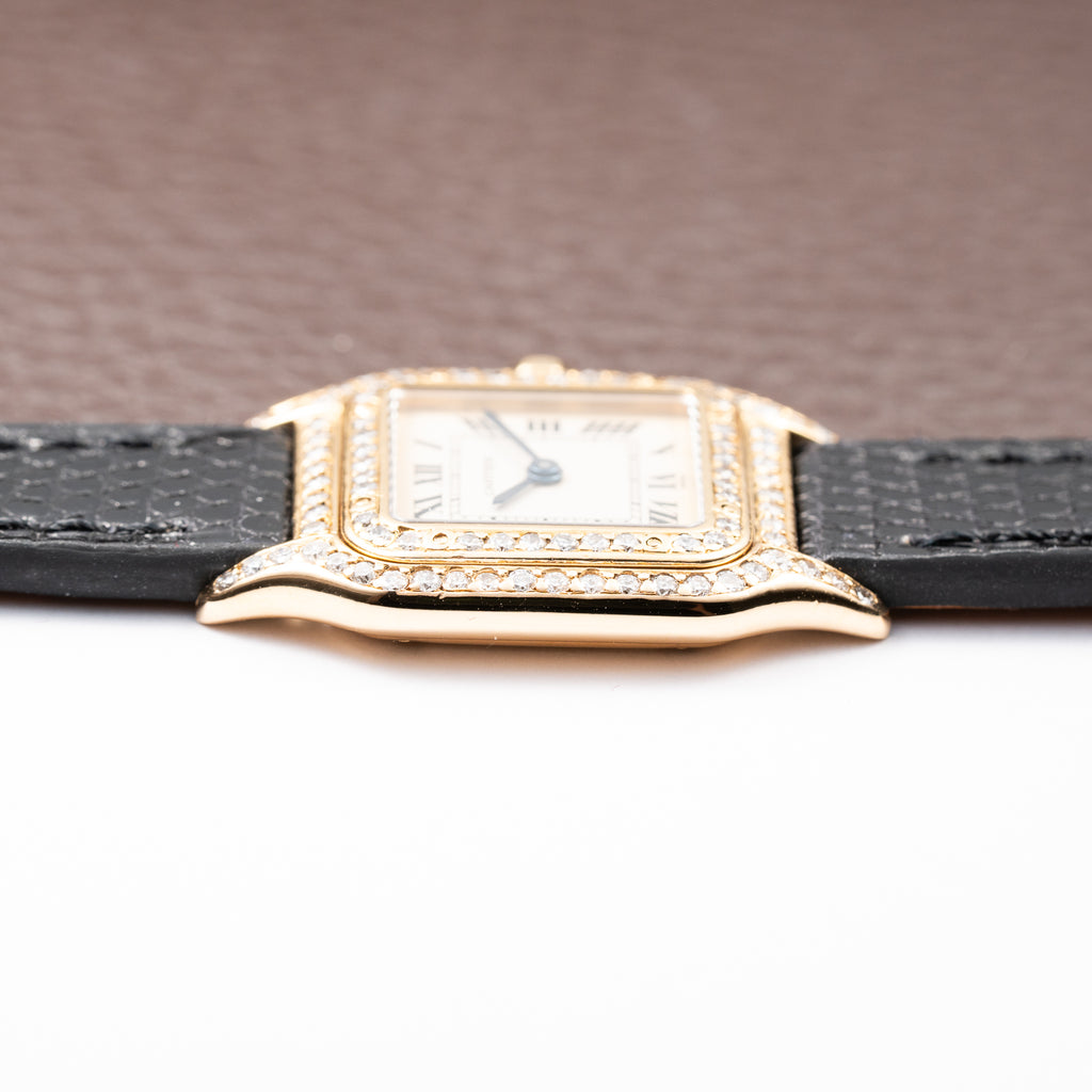 Cartier Panthère Factory Diamond Pavé 18K Yellow Gold PM w/ Cartier Service 2026 Ref. 8057929