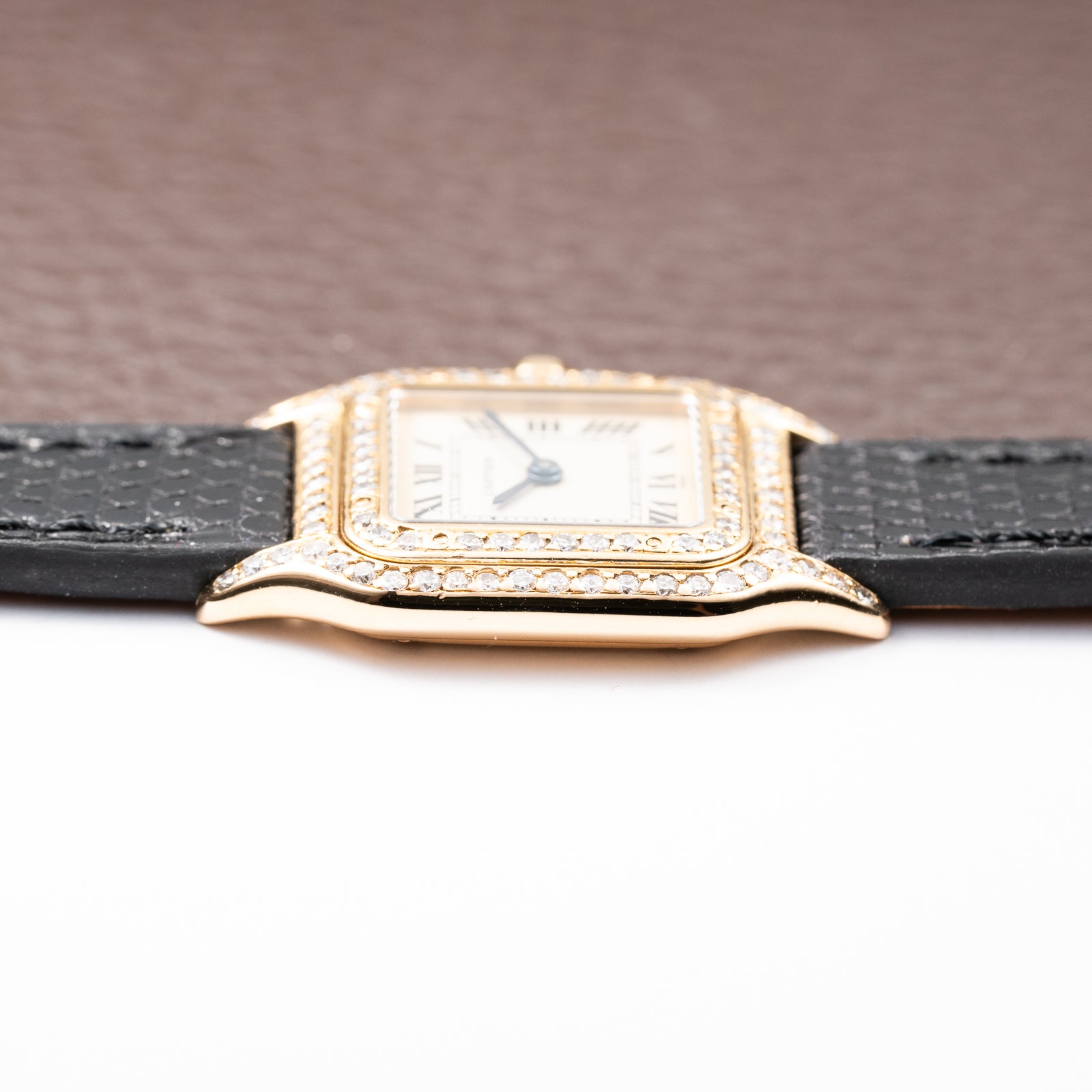Cartier Panthère Factory Diamond Pavé 18K Yellow Gold PM w/ Cartier Service 2026 Ref. 8057929