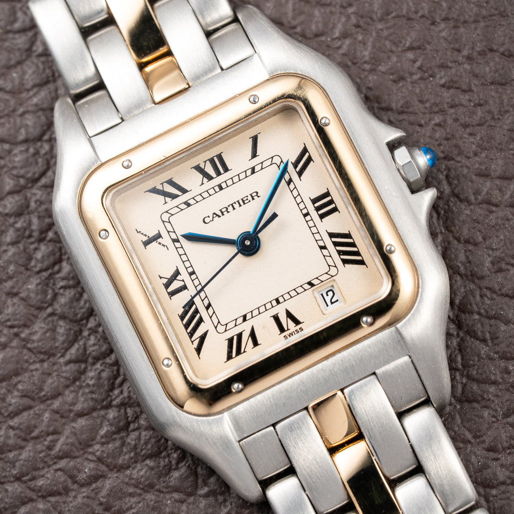 Cartier Panthère Medium Gold & Steel One Row Ref. 839490 From 1990s