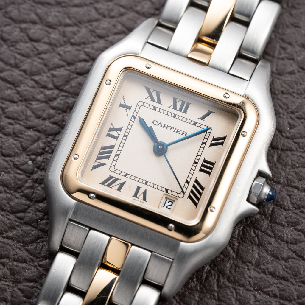 Cartier Panthère Medium Gold & Steel One Row Ref. 839490 From 1990s