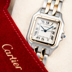 Cartier Panthère Medium Two-Row Gold & Steel w/ Cartier Service 2026 Ref. 187949