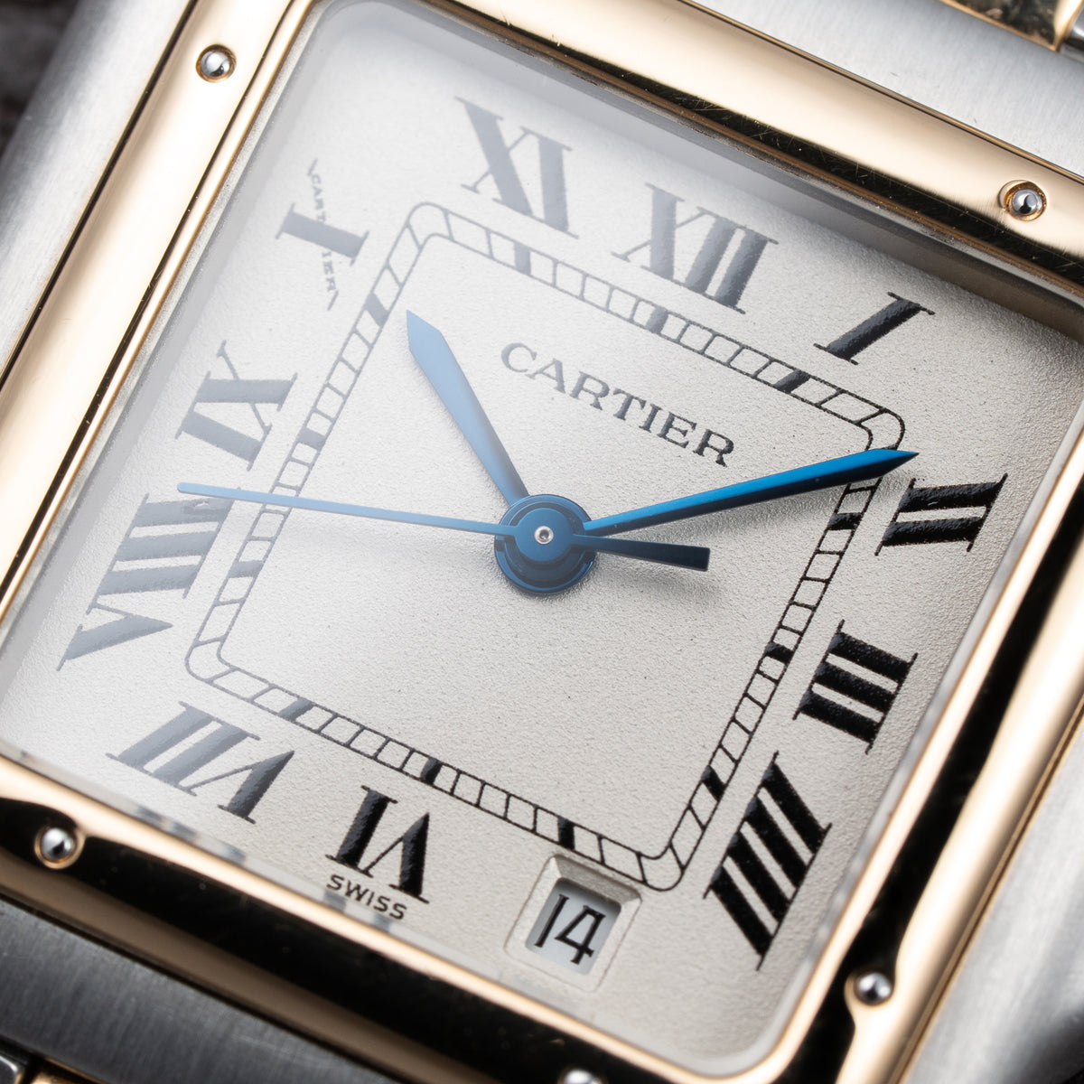 Cartier Panthère Medium Two-Row Gold & Steel w/ Cartier Service 2026 Ref. 187949
