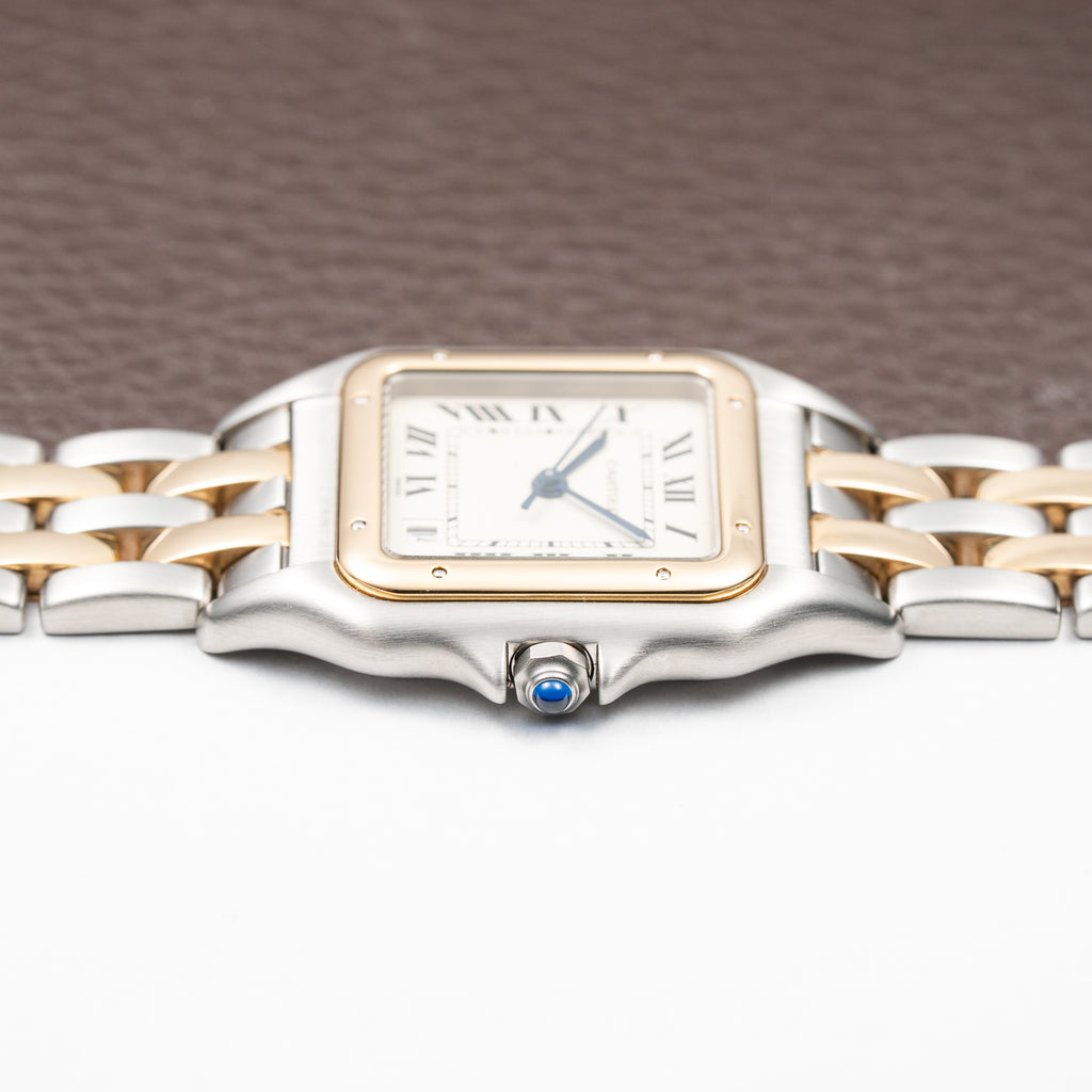 Cartier Panthère Medium Two-Row Gold & Steel w/ Cartier Service 2026 Ref. 187949