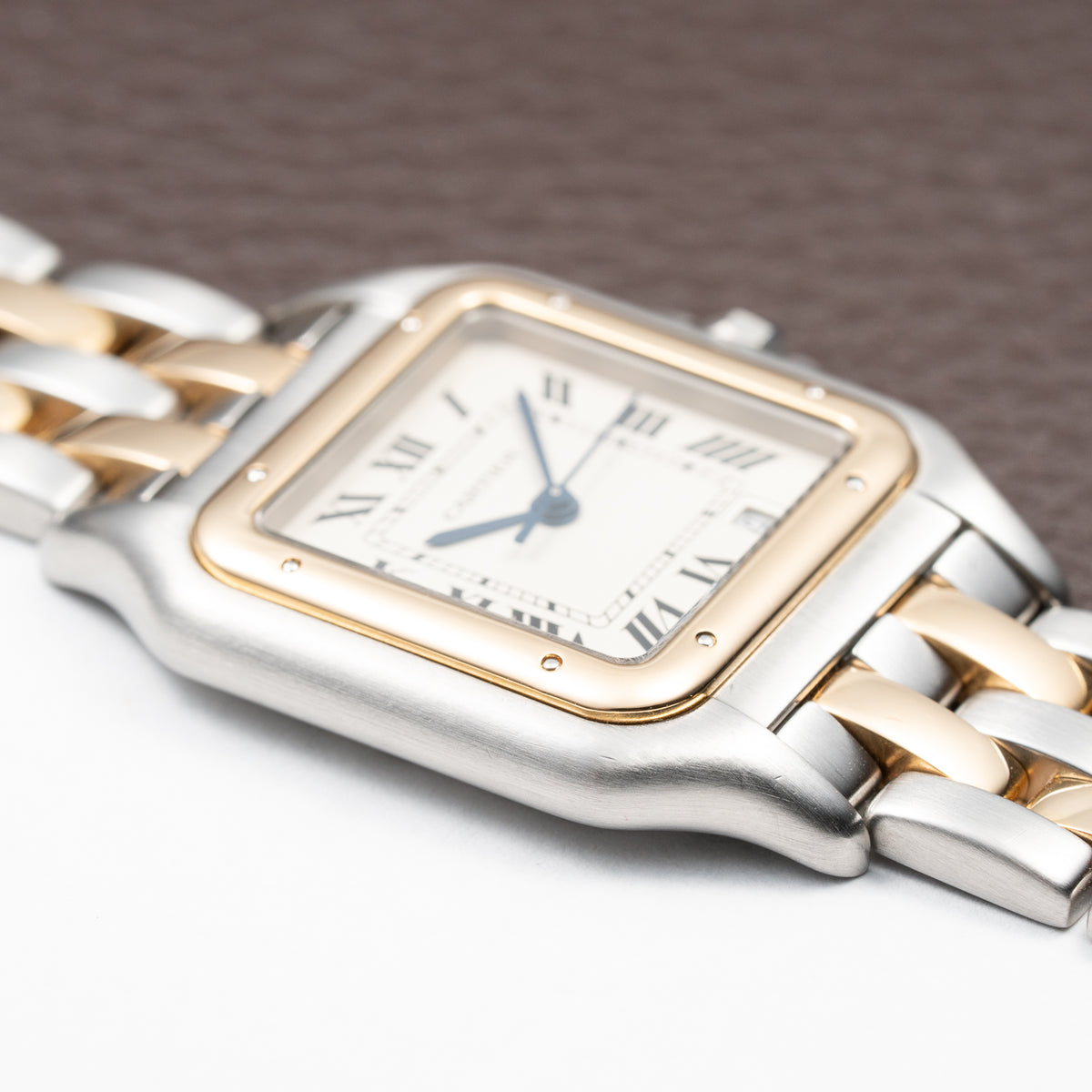 Cartier Panthère Medium Two-Row Gold & Steel w/ Cartier Service 2026 Ref. 187949