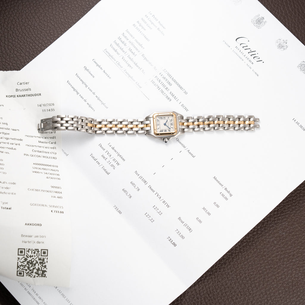 Cartier Panthère PM One-Row Gold & Steel Cartier Service 2026 Ref. 1057917