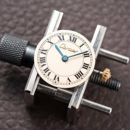 Cartier Panthère Ronde Vendôme Factory Diamond Set 18K Yellow Gold Quartz PM With Box Ref. 66920 From 1990