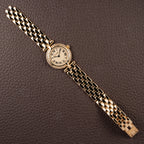 Cartier Panthère Ronde Vendôme Factory Diamond Set 18K Yellow Gold Quartz PM With Box Ref. 66920 From 1990