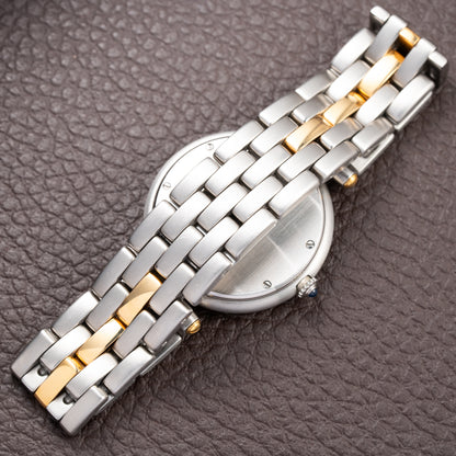 Cartier Panthère Ronde Vendôme Quartz GM Gold & Steel Ref 183964 from 1990s