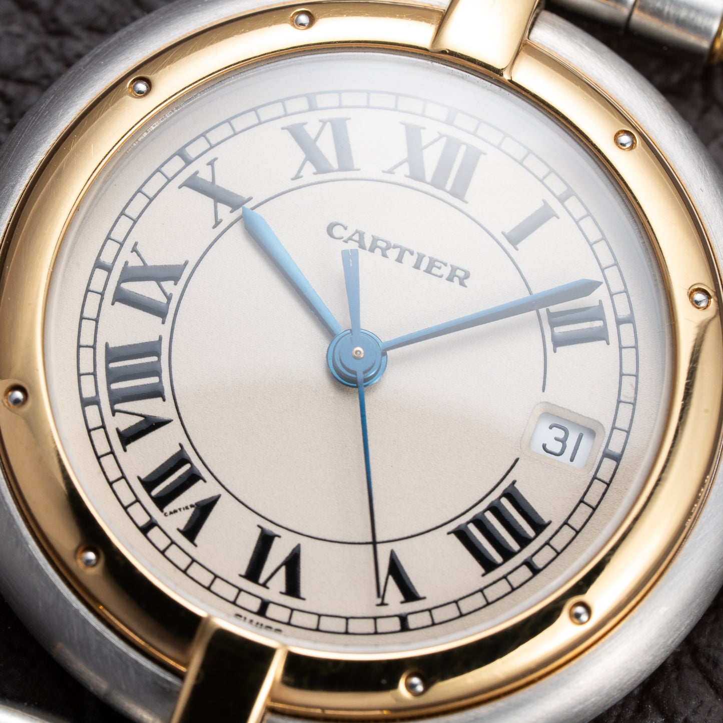 Cartier Panthère Ronde Vendôme Quartz GM Gold & Steel Ref 183964 from 1990s