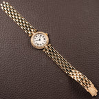Cartier Panthère Ronde Vendôme Factory Diamond Set 18K Yellow Gold Quartz PM Ref. 66920 From 1990 With Box