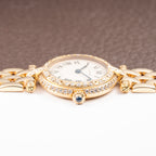 Cartier Panthère Ronde Vendôme Factory Diamond Set 18K Yellow Gold Quartz PM Ref. 66920 From 1990 With Box