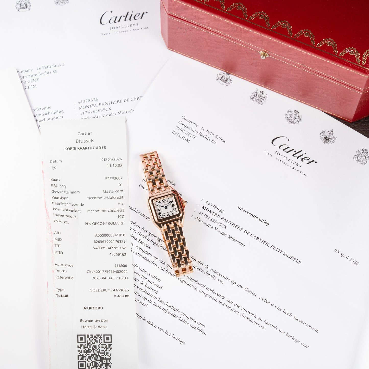 Cartier Panthère Small Lady 18k Rose Gold 2026 Cartier Service & 2 Year Warranty Ref. WGPN0006
