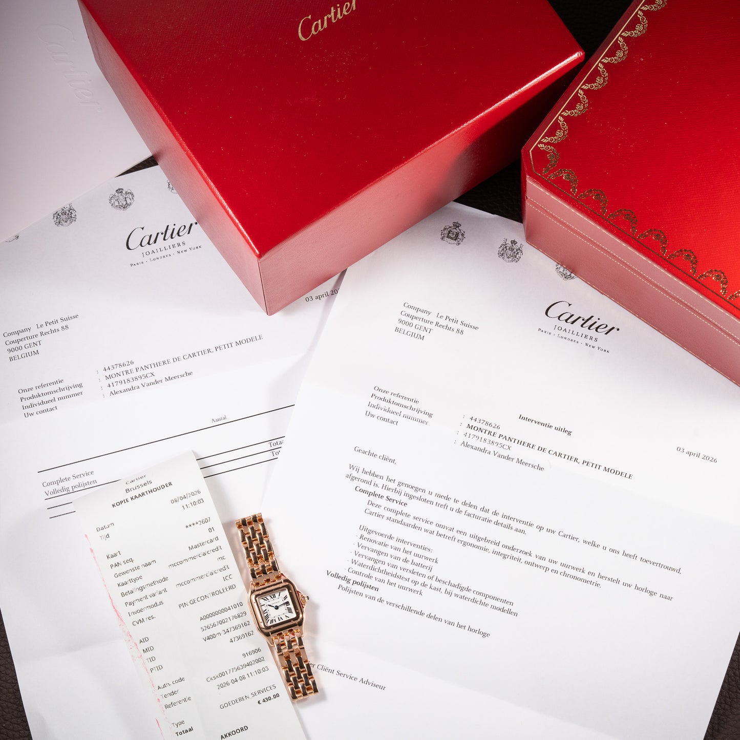 Cartier Panthère Small Lady 18k Rose Gold 2026 Cartier Service & 2 Year Warranty Ref. WGPN0006