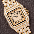 Cartier Panthère Factory Diamond Set 22mm PM Quartz Ref 86691 from 1990s