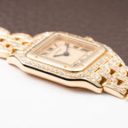 Cartier Panthère Factory Diamond Set 22mm PM Quartz Ref 86691 from 1990s