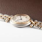 Cartier Panthère Ronde Vendôme Gold Steel Two Row Ref. 183964 from 1991 Full Set