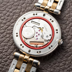 Cartier Panthère Ronde Vendôme Gold Steel Two Row Ref. 183964 from 1991 Full Set