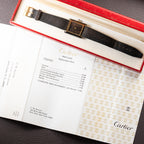 Cartier Tank “Pallisandre de Rio” “Tank Wood” Mohogany Full Set Box Papers Ref 20611 from 1977