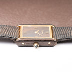 Cartier Tank “Pallisandre de Rio” “Tank Wood” Mohogany Full Set Box Papers Ref 20611 from 1977