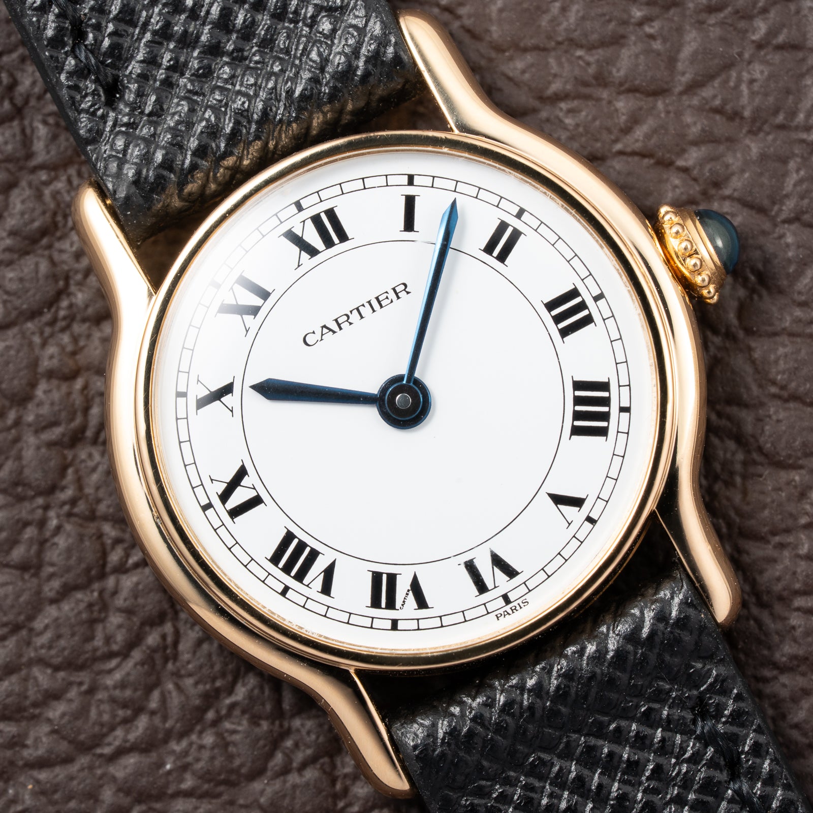 Cartier Riviera “Paris” Dial 18K Yellow Gold Ref. 78248 from 1970s