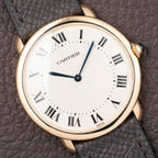 Cartier Ronde Louis Guilloché Dial 18K Yellow Gold Ref. 09001 from 1990s