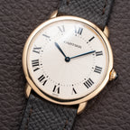 Cartier Ronde Louis Guilloché Dial 18K Yellow Gold Ref. 09001 from 1990s