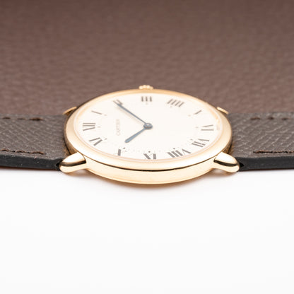 Cartier Ronde Louis Guilloché Dial 18K Yellow Gold Ref. 09001 from 1990s