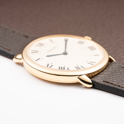 Cartier Ronde Louis Guilloché Dial 18K Yellow Gold Ref. 09001 from 1990s