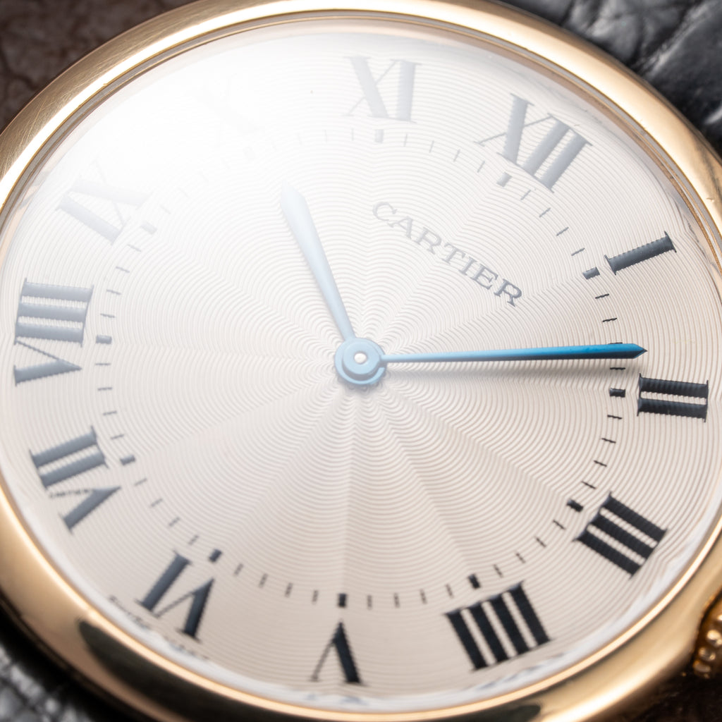 Cartier Ronde Louis Guilloché Dial 18K Yellow Gold Ref. 09001 from 2000s