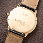 Cartier Ronde Louis Guilloché Dial 18K Yellow Gold Ref. 09001 from 2000s