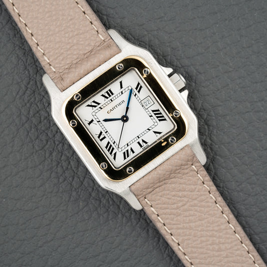 Cartier Santos Carrée Automatic Ref. 2961 Gold/Steel