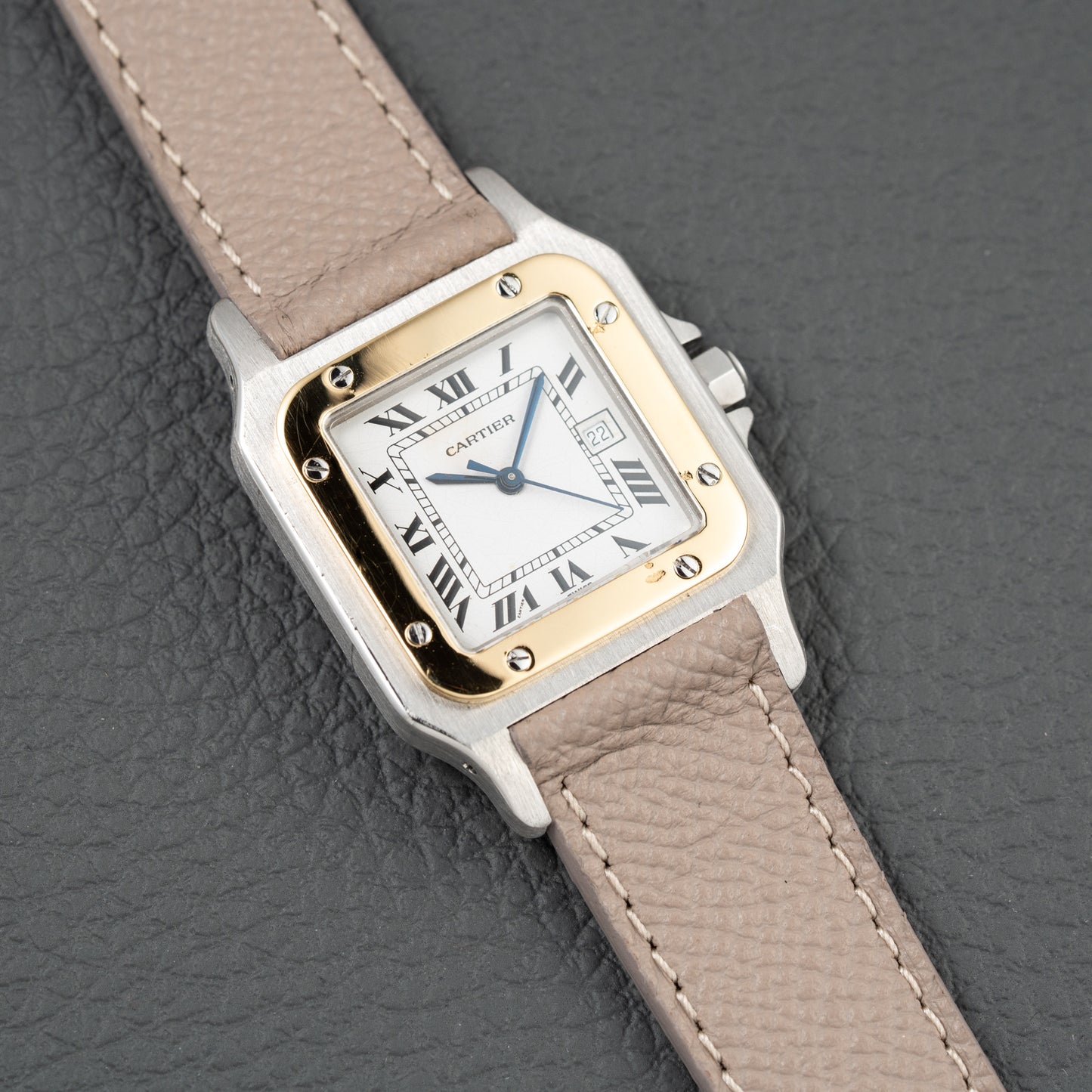 Cartier Santos Carrée Automatic Ref. 2961 Gold/Steel