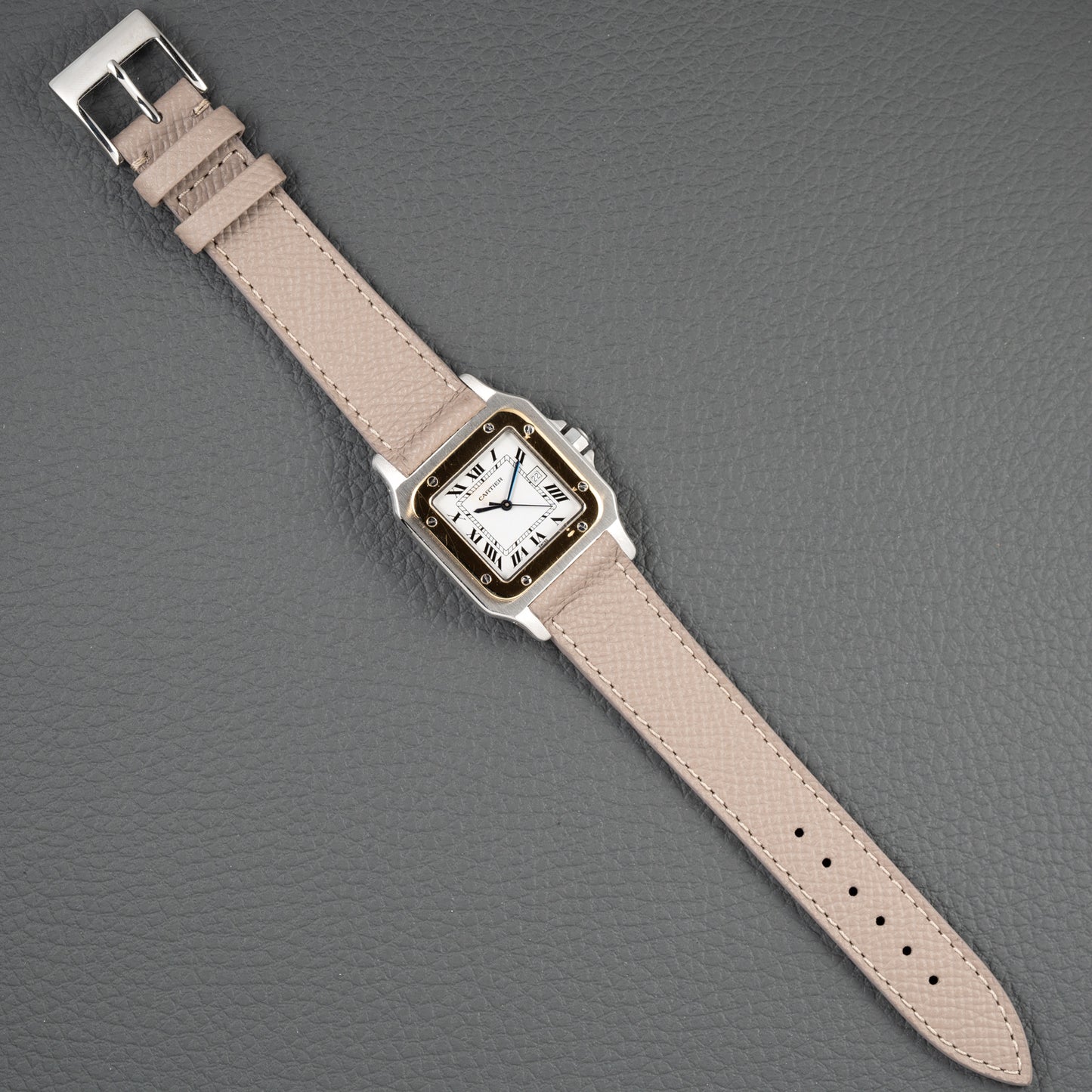 Cartier Santos Carrée Automatic Ref. 2961 Gold/Steel