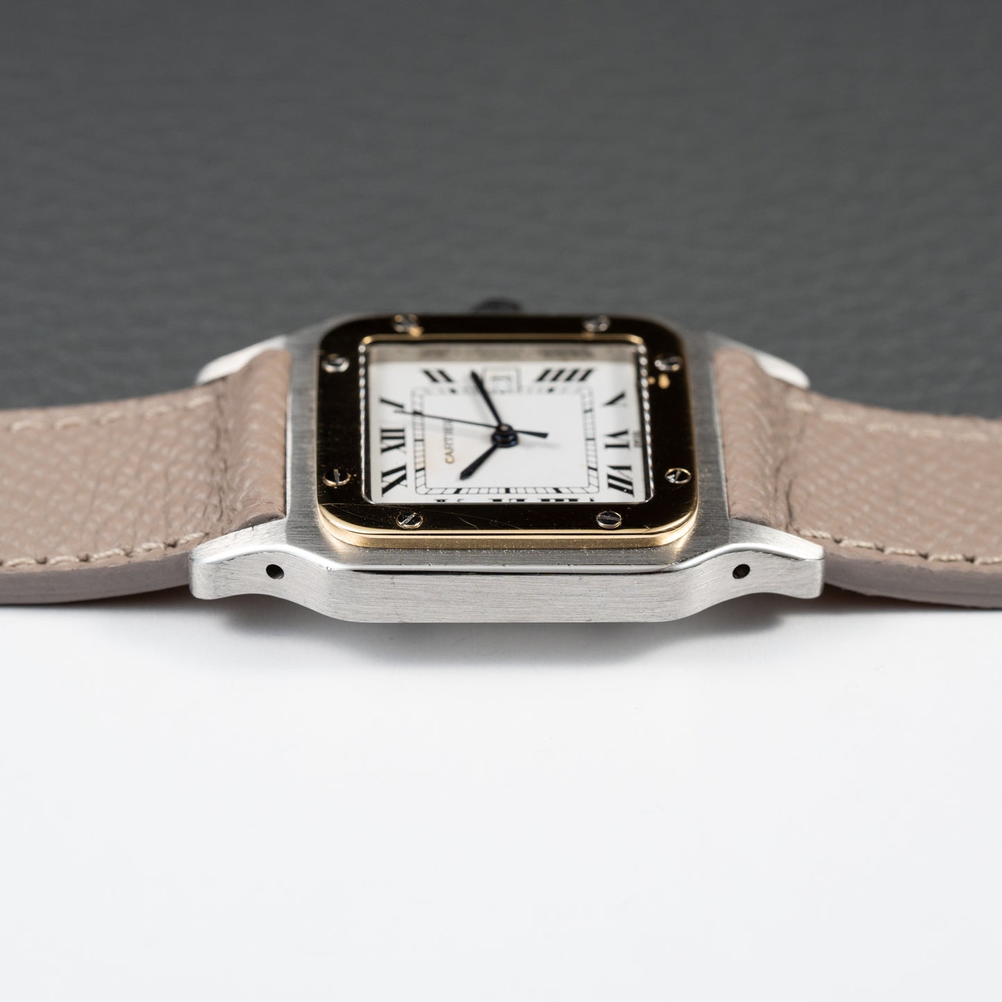 Cartier Santos Carrée Automatic Ref. 2961 Gold/Steel