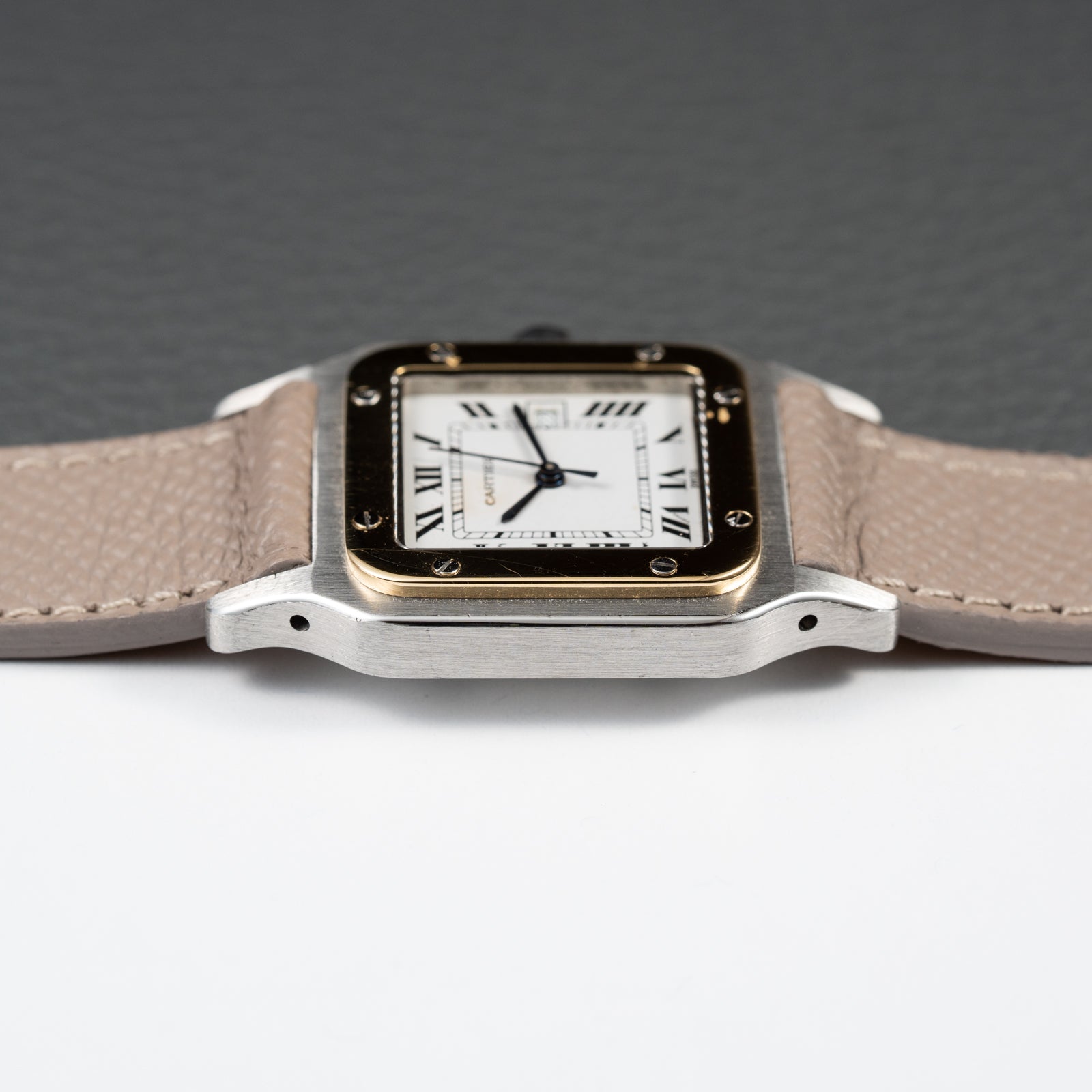 Cartier Santos Carrée Automatic Ref. 2961 Gold/Steel