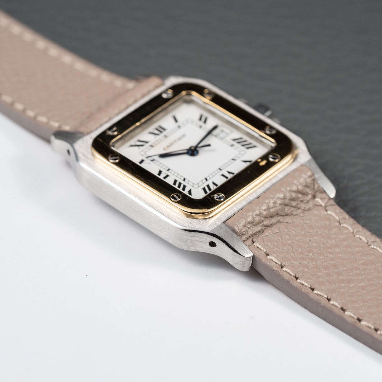 Cartier Santos Carrée Automatic Ref. 2961 Gold/Steel