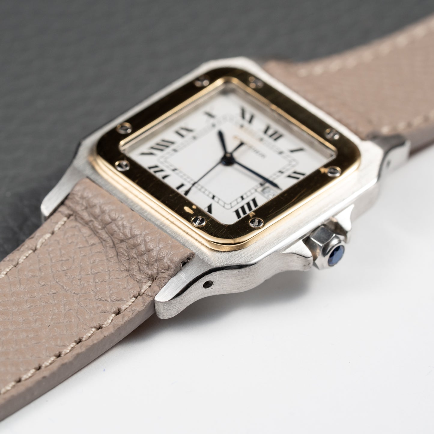 Cartier Santos Carrée Automatic Ref. 2961 Gold/Steel