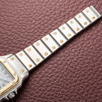 Cartier Santos Automatic Gold Steel PM 1990s Ref. 0902
