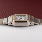 Cartier Santos Automatic Gold Steel PM 1990s Ref. 0902