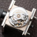 Cartier Santos Carrée Automatic Gold/Steel GM LM Ref. 2961 from 1980s