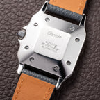 Cartier Santos Carrée Automatic Gold/Steel GM LM Ref. 2961 from 1980s