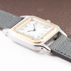 Cartier Santos Carrée Automatic Gold/Steel GM LM Ref. 2961 from 1980s