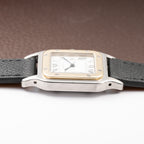 Cartier Santos Carrée Automatic Gold/Steel GM LM Ref. 2961 from 1980s