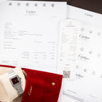 Cartier Santos Carrée Burgundy Red 'Swiss' Only GM Automatic Ref. 2960 From 1980s