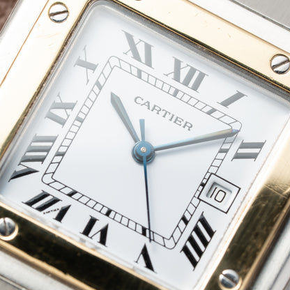 Cartier Santos Carrée Automatic Full Set from 1987 Ref. 2961