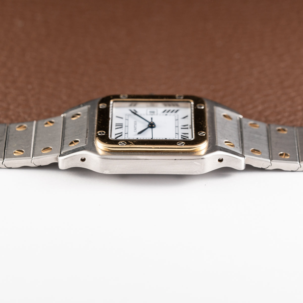 Cartier Santos Carrée Automatic Full Set from 1987 Ref. 2961